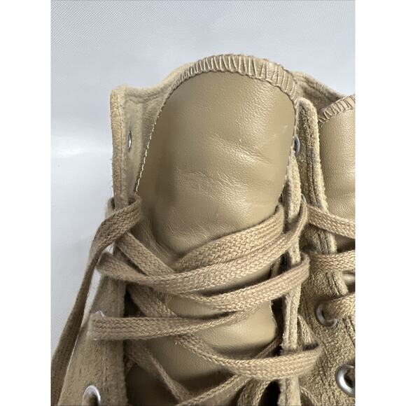 Converse Chuck Taylor All Star Lift Shoes Womens Size 9 Tan Suede Platform - Picture 8 of 13